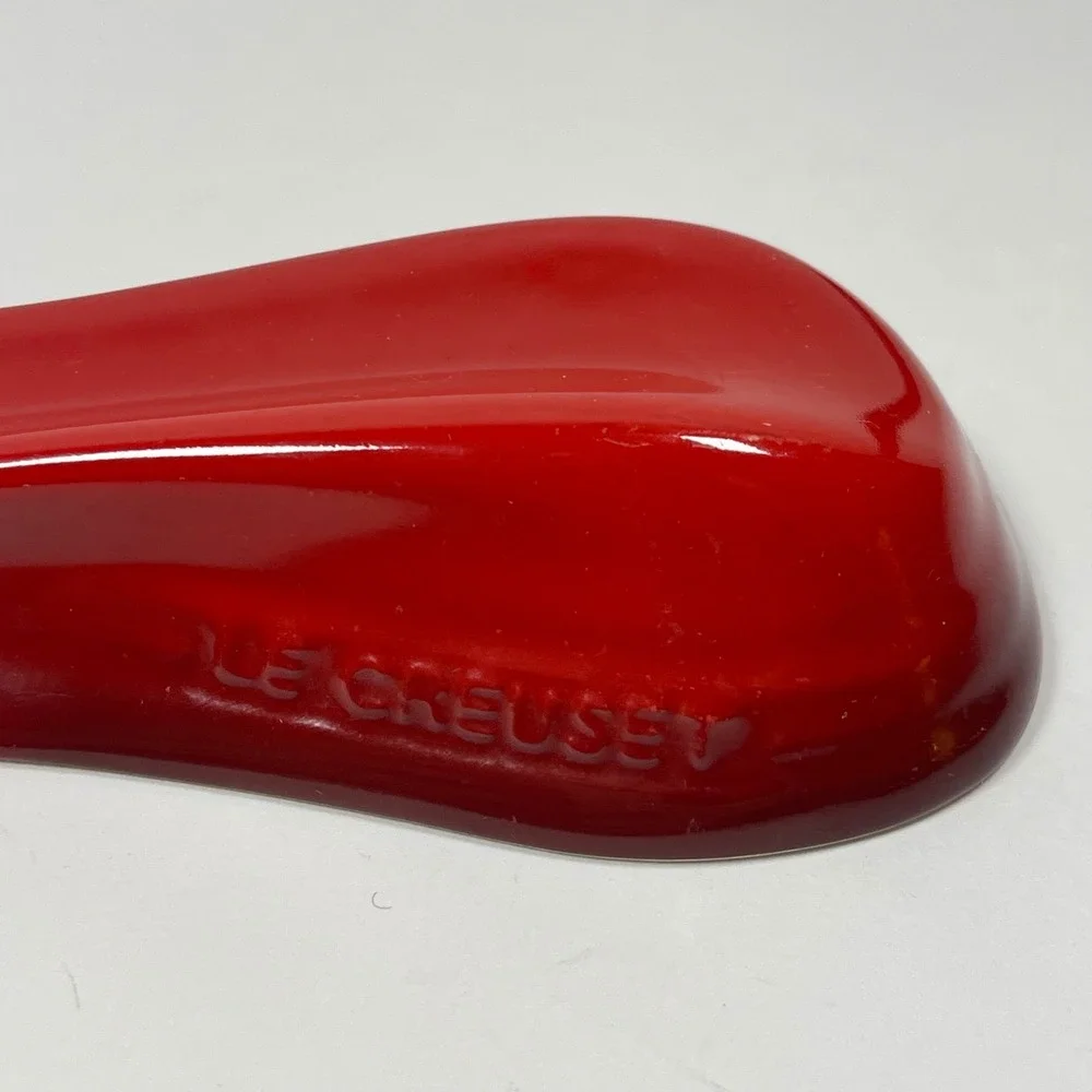 Le Creuset Spoon Rest Red Cerise Stoneware Kitchen Accessory Stoneware Farmhouse